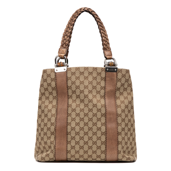 Gucci Handbags - Gucci Large Bamboo Bar Tote